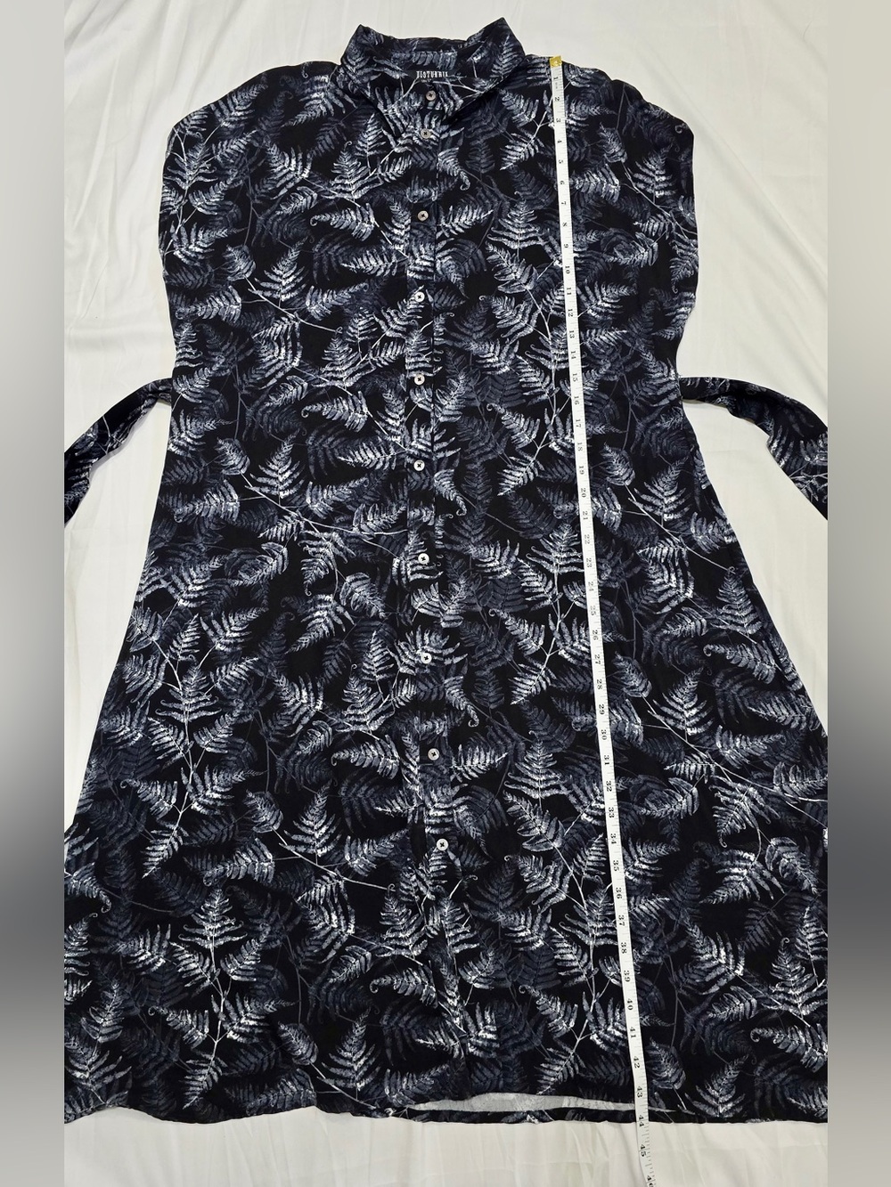 Disturbia bracken tie waist midi shirt dress - Picture 8 of 10